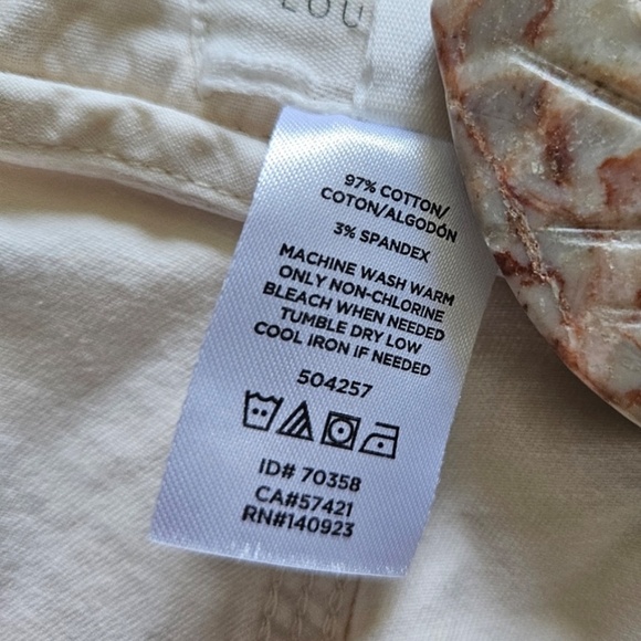 Lou & Grey Wide Leg Cotton Pants - Cream - Picture 7 of 8